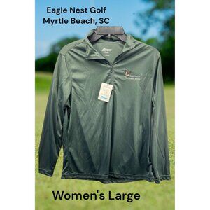 GOLF-NEW Ladies Lg Quarter-Zip Pullover Myrtle Beach, SC - EAGLES NEST COURSE